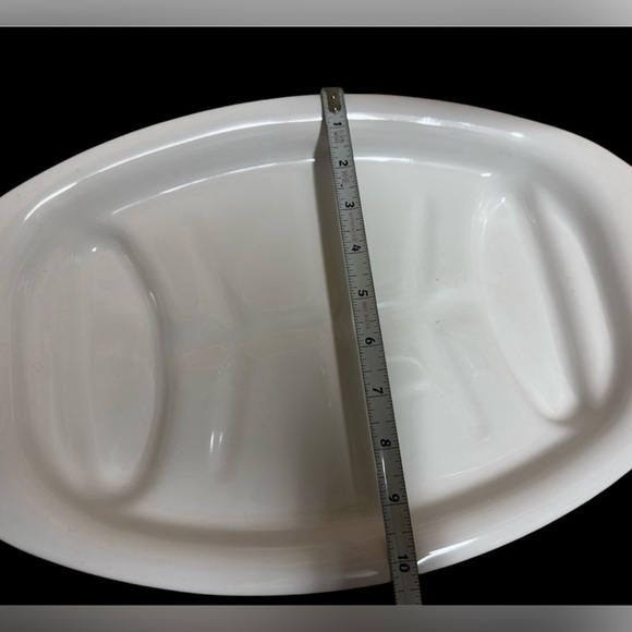 RARE! Corning Ware Steak Platter-P-19 Blue Cornflower-Serving Dish-2 available - Picture 6 of 10